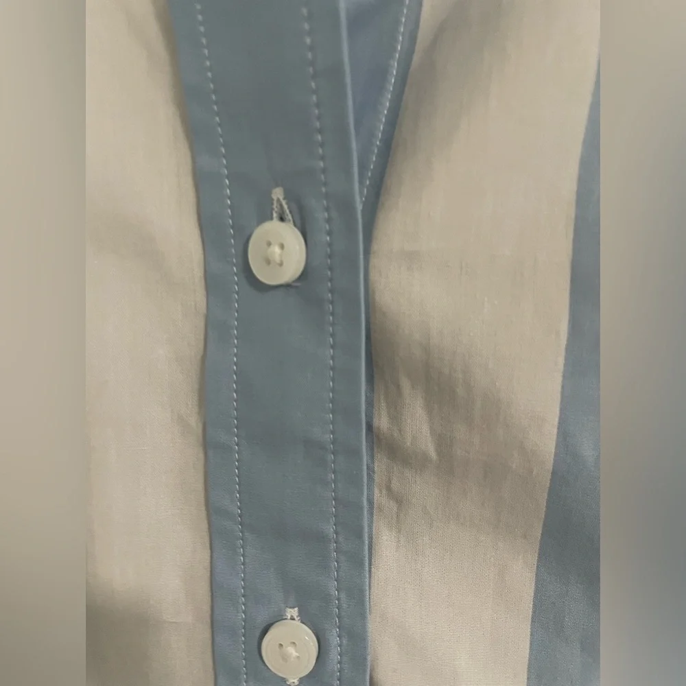 J.Crew Relaxed-fit cropped shirt in Barlow stripe - Picture 9 of 10